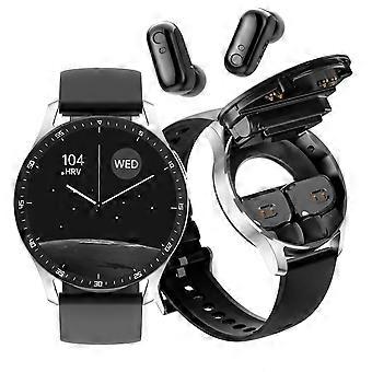 Inteligentny zegarek Quinlirra Clearance ze słuchawkami dousznymi, 2 w 1 Bluetooth i inteligentny zegarek, ekran IPS 1,32 cala, wodoodporność IP67, wiele trybów sportowych