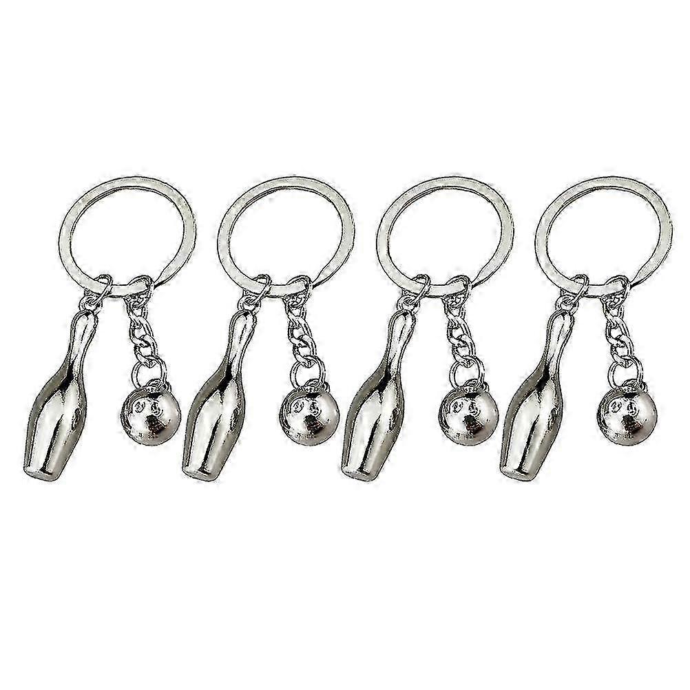 4 kpl tennis avaimenperä keilailu riipus keilailu avaimenperä urheilu avaimenperät keilailu avaimenperä f74