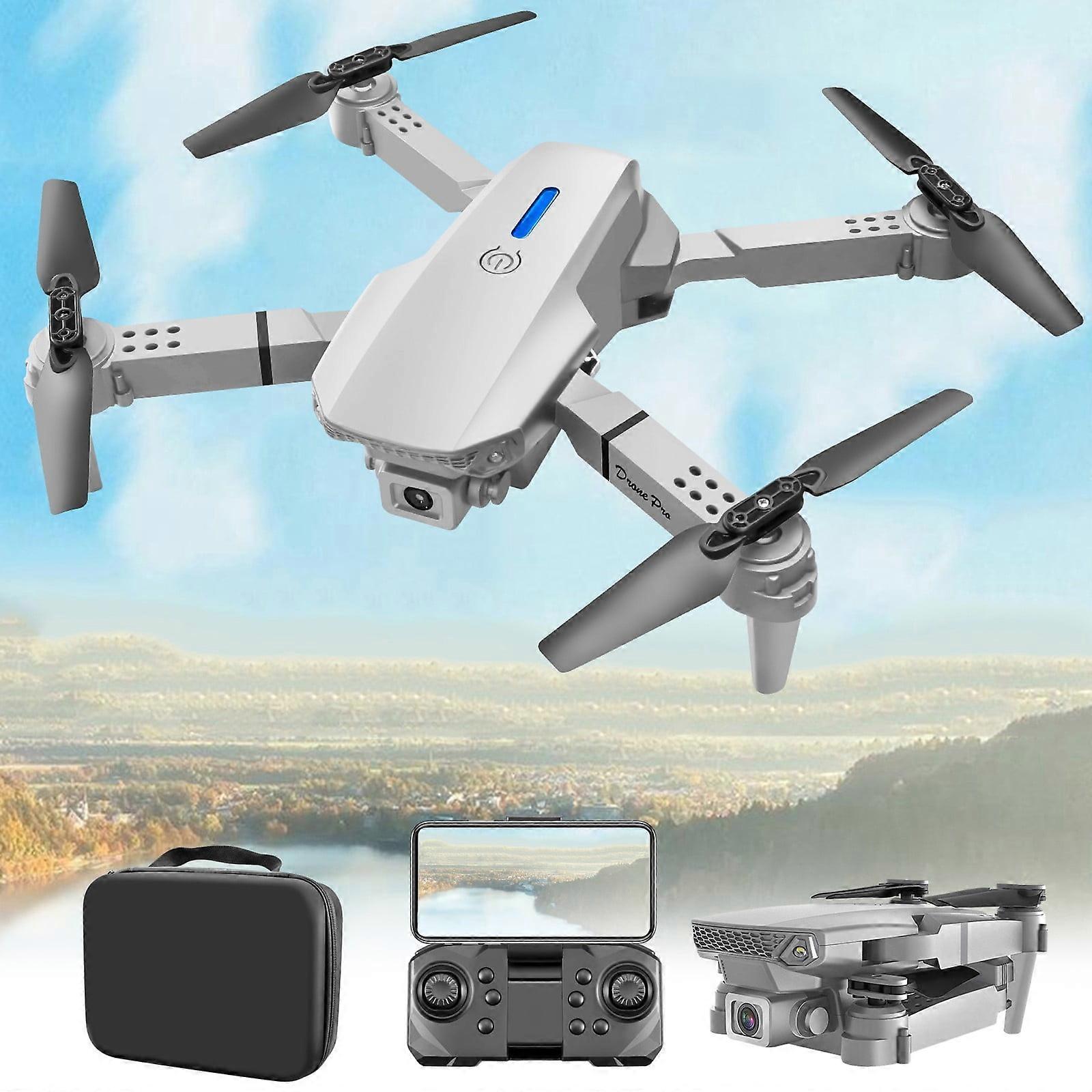 EQWLJWE Foldable Drone with 1080P HD FPV Camera, Altitude Hold, Headless Mode, One Key Take Off/Landing, APP Control for Beginners