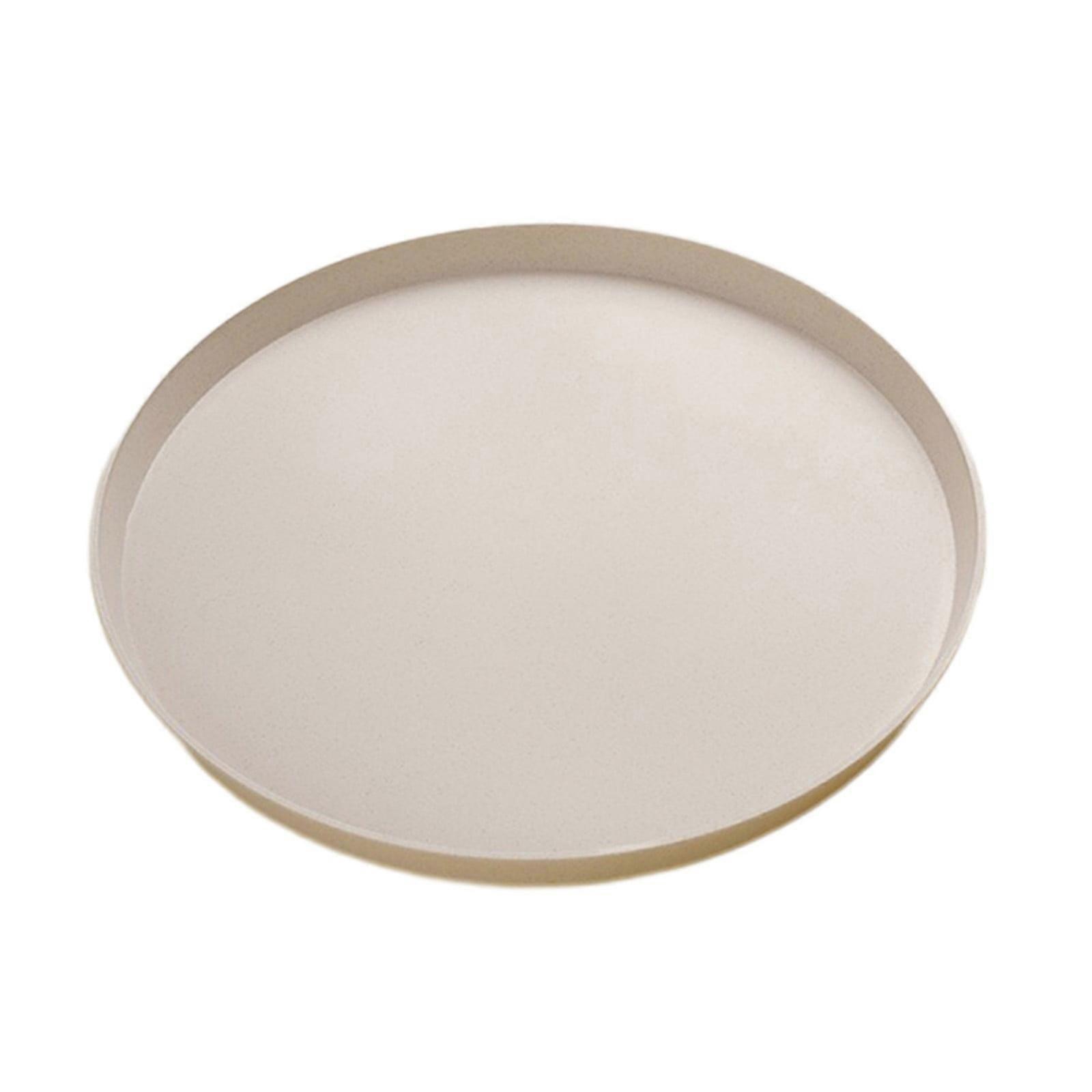 Mosiee Plates Reusable Dishes Salad Snack Fruit Pan Picnic Dinnerware Round Tableware