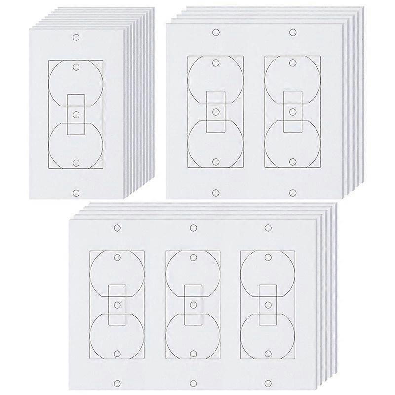 20Pcs Wall Insulation Outlet Insulators Sealers for Light, Switch