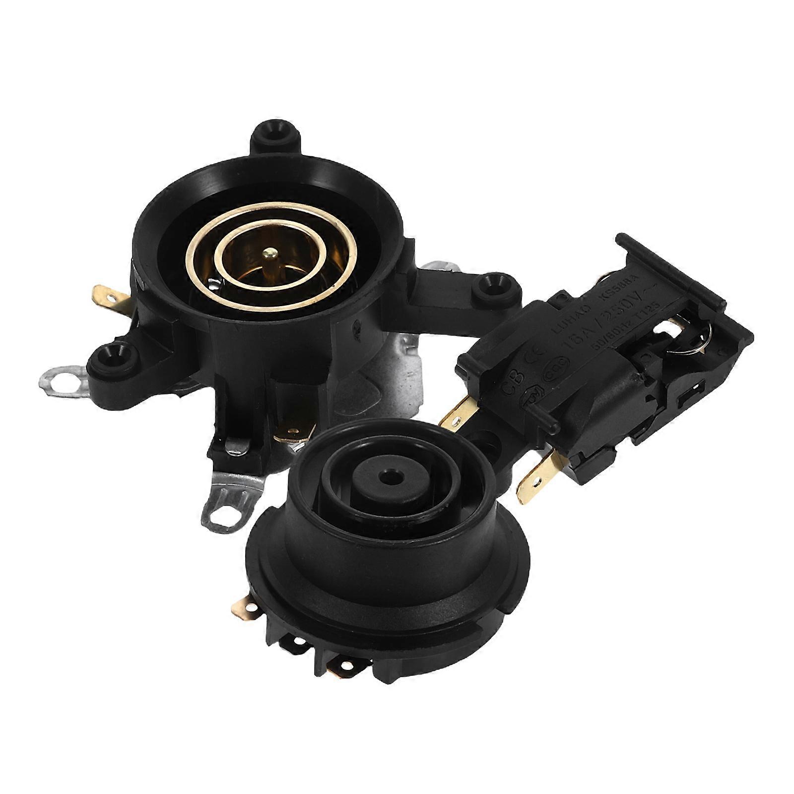 Black Electric Kettle Thermostat Coupler for Temperature Control 1Set