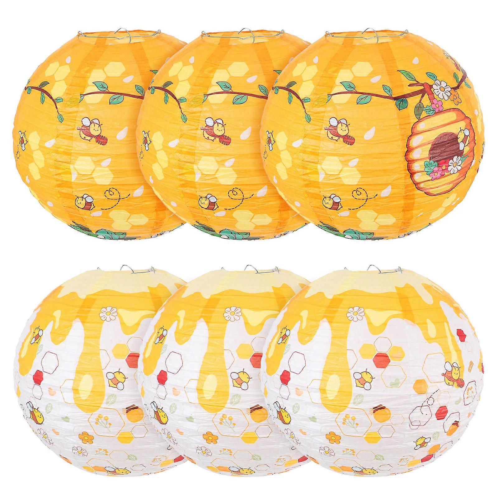 Party Decorations Paper Lanterns Bee Theme Hanging Decor
