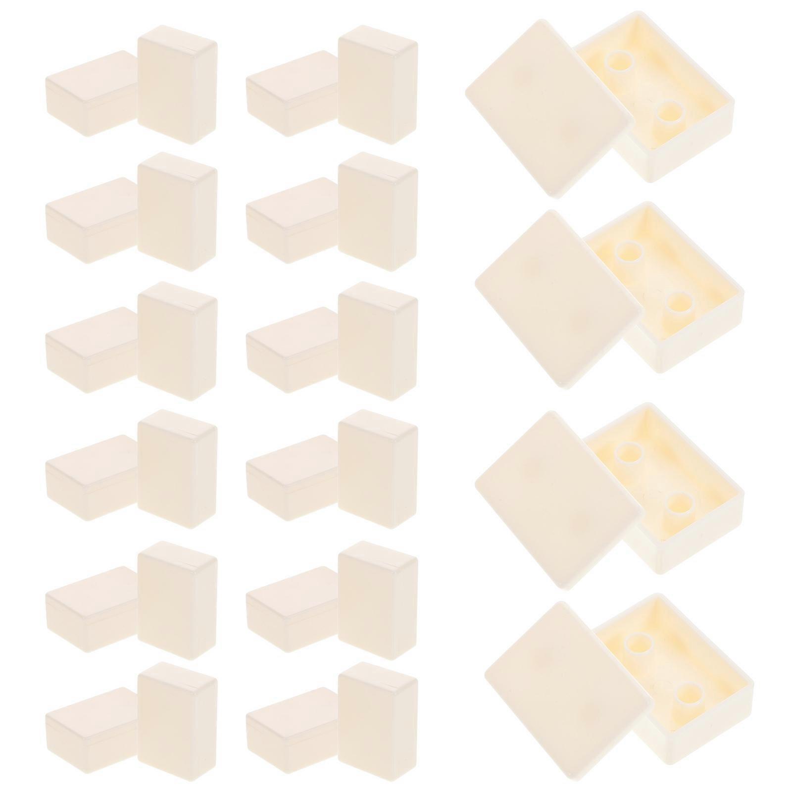 Acrylic White Pieces for Table Games Creative Play