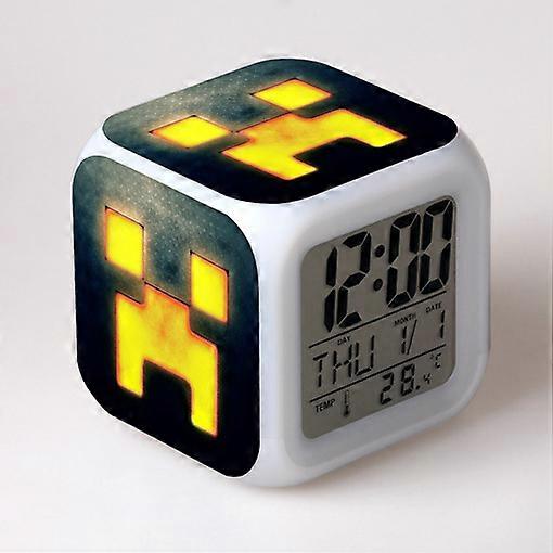 Digital Multifunctional Alarm Clock Minecraft Alarm Clock LE