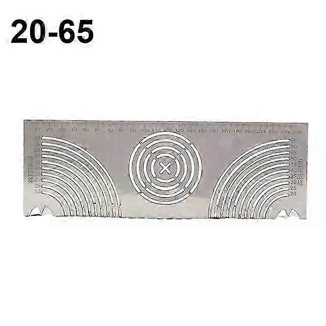 1pc 90 Degree Angle Arc Marking Tool Square Tube Marking Gauge Arc Adjust Dual-purpose Scriber Tool Precision Parallel Line Draw