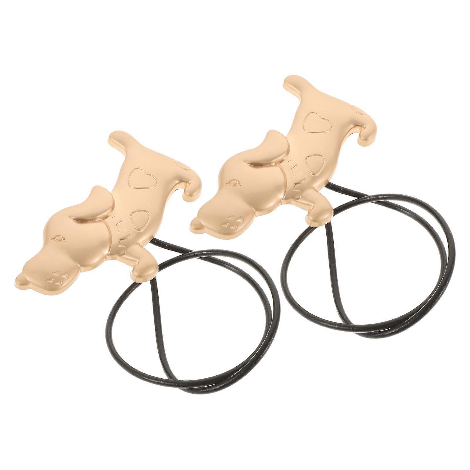 Shaped Metal Magnetic Curtain Tie Backs 1Pair Decor