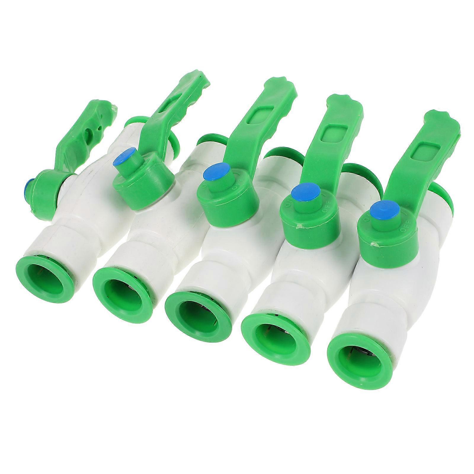5Pcs Green PPR Water Shut Off Valves for Home Use Efficient Installation and LeakFree Connection