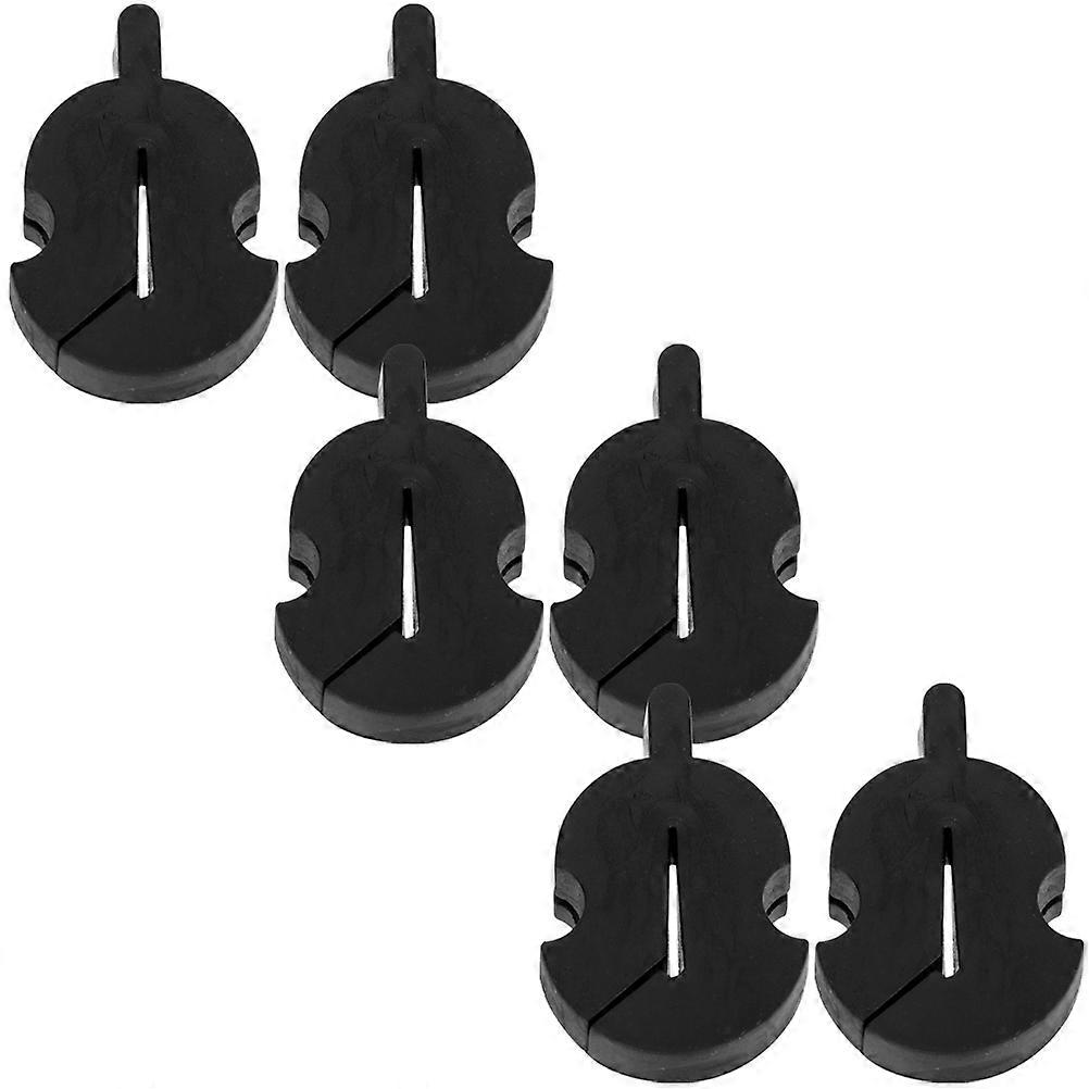 Black Rubber Violin Mute for Cello Practice Lightweight Durable Small Size Efficient Sound Control