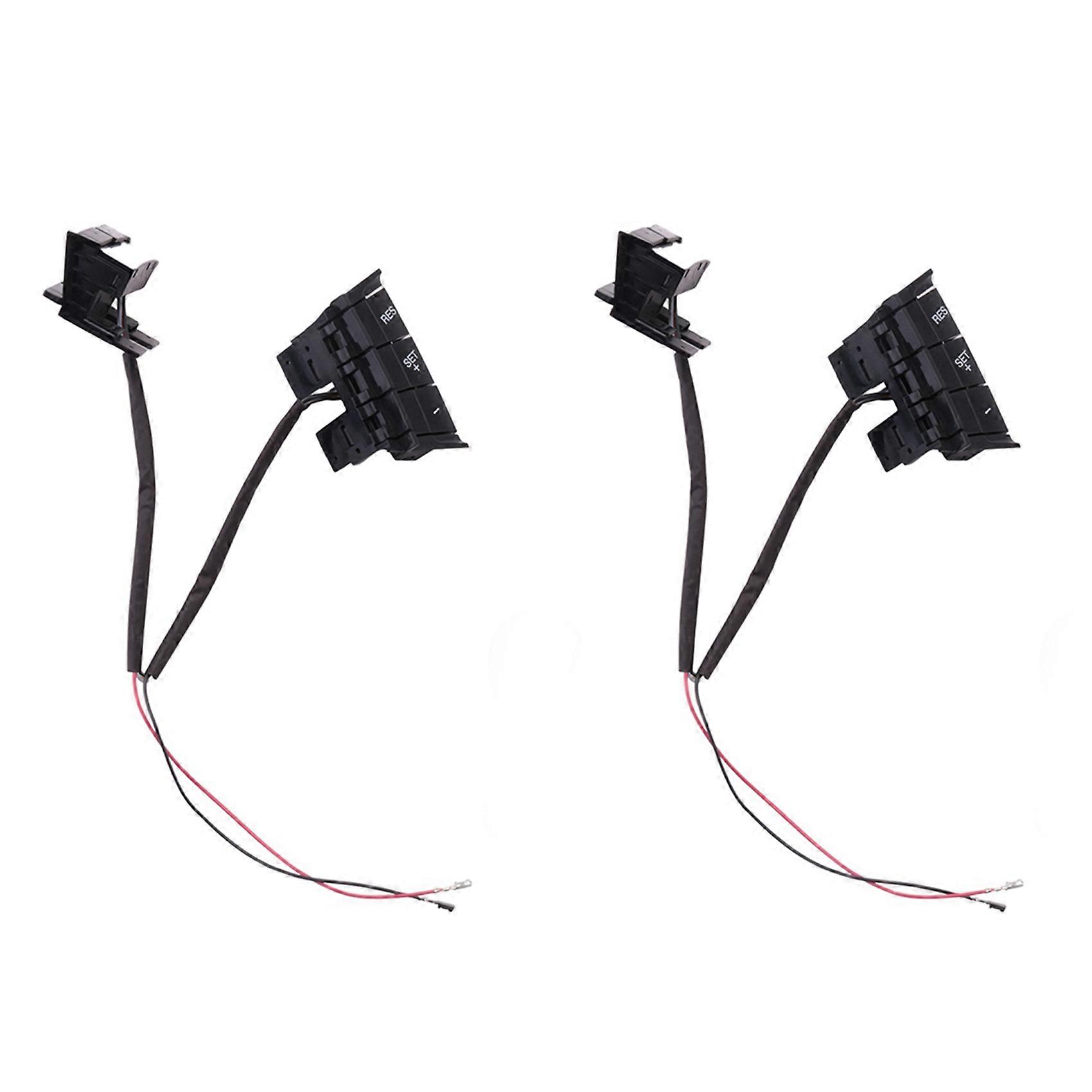 4x Cruise Control Switch Steering Wheel Button for Ford Focus 2 MK2 2005-2011