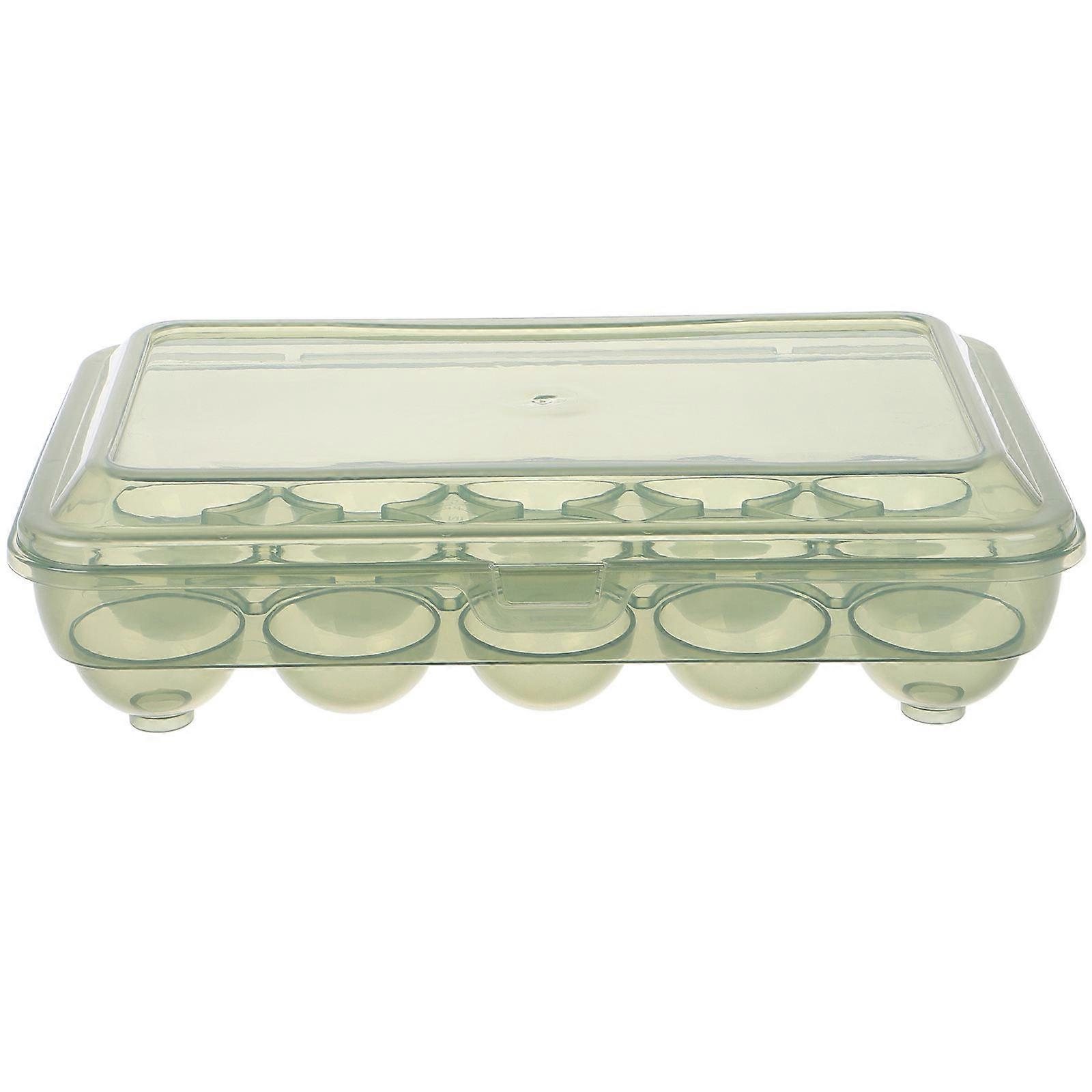 Egg Storage Container Chicken Egg Holder for Refrigerator with 15 Slots