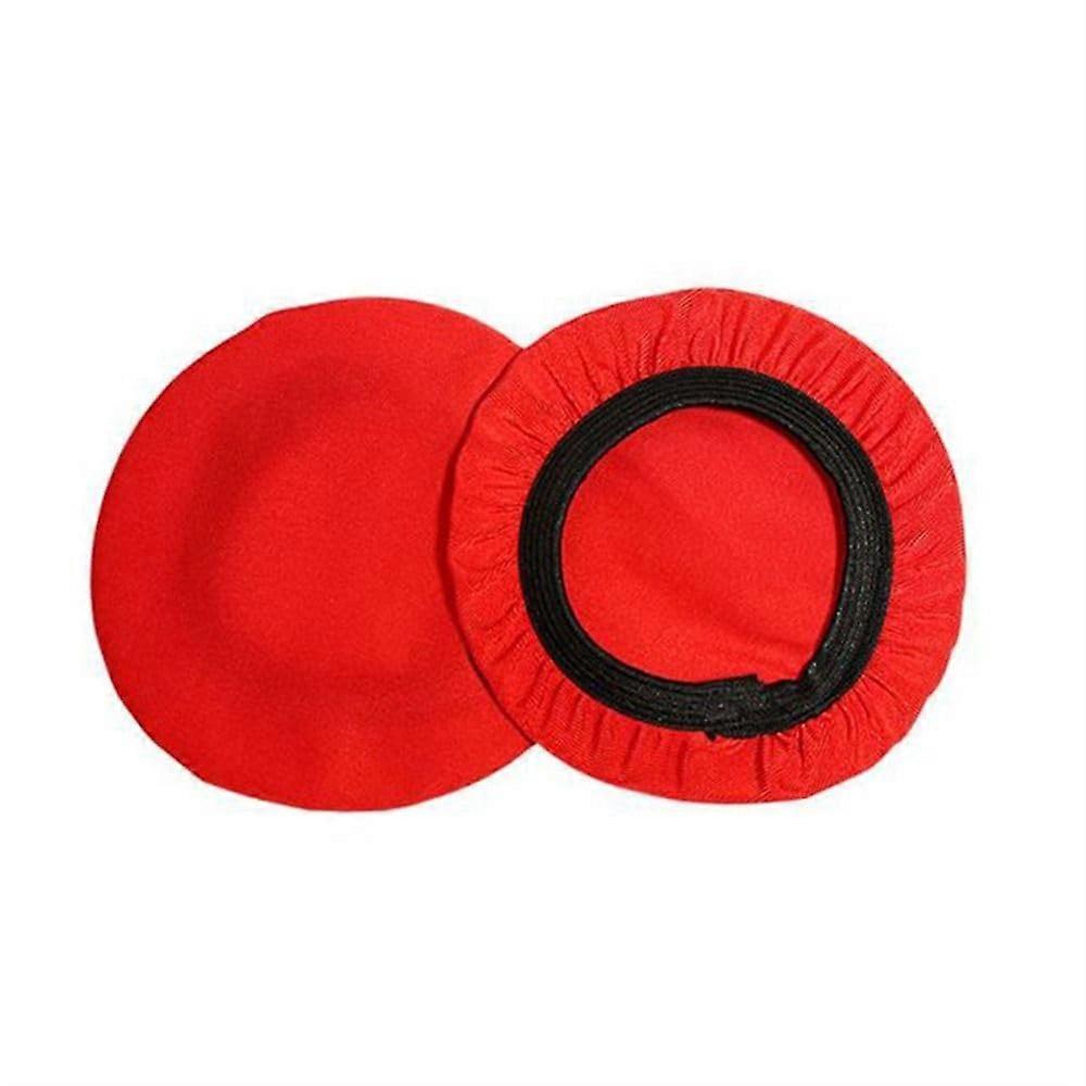 Headphone Cover 2 Pack Small Red Washable Earcup Protector For OnEar Headphones Dustproof Protective Covers