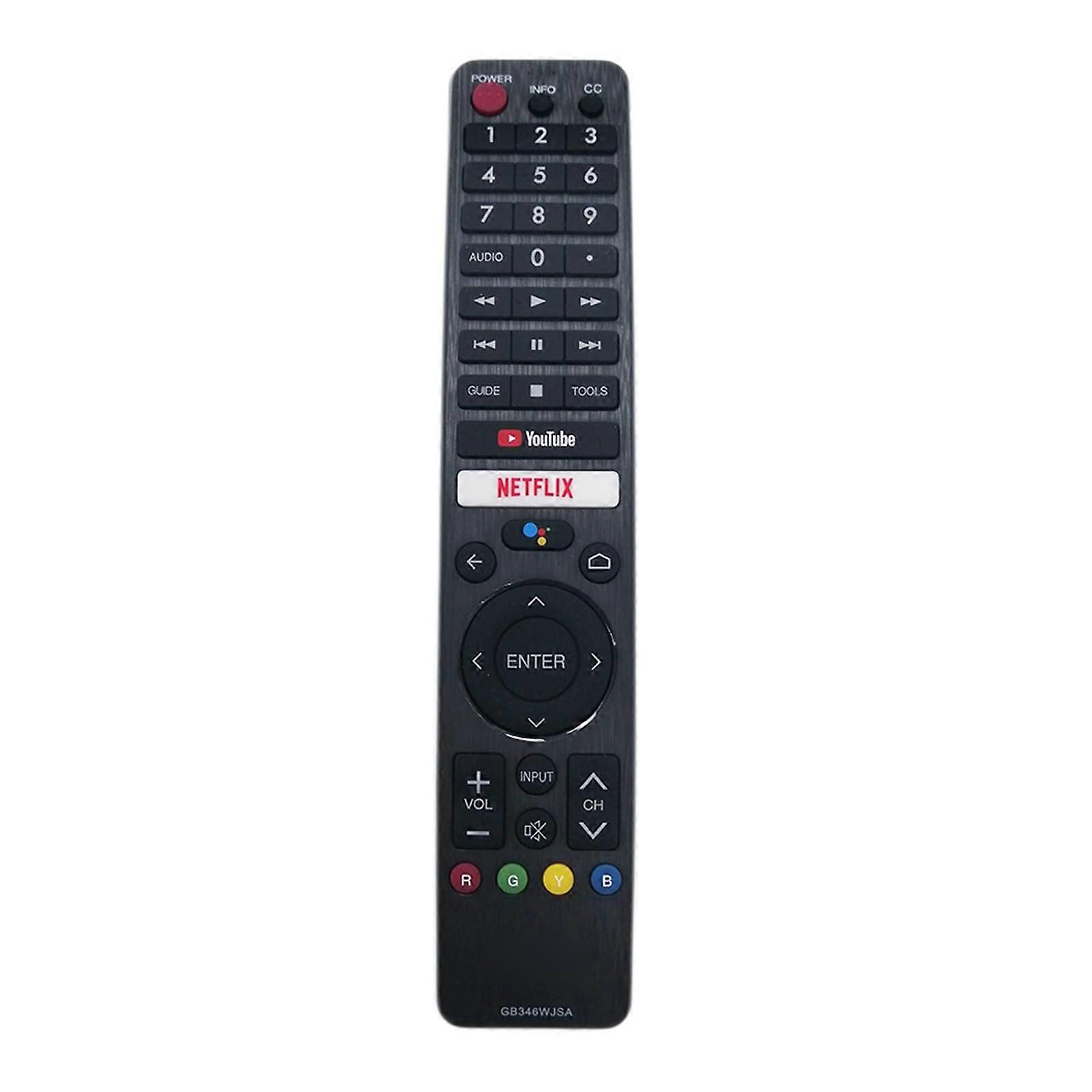 Remote Control for Sharp TV GB346WJSA with Voice Control, Netflix and YouTube Shortcut Buttons