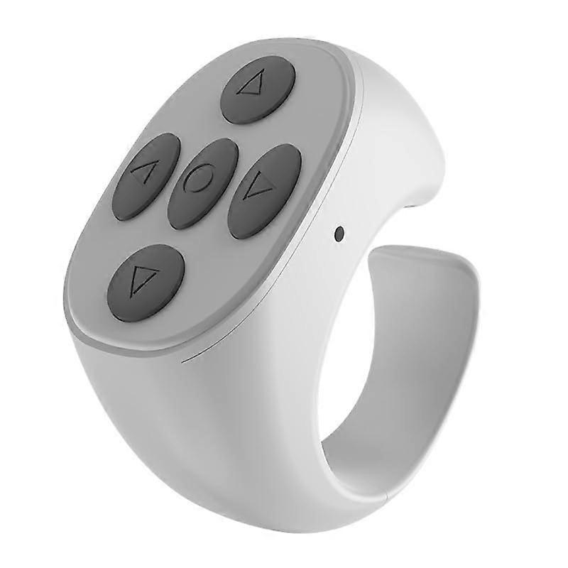 Bluetooth Ring Remote Control with Bluetooth 5.3, Rechargeable, MultiFunction for Phones and Tablets