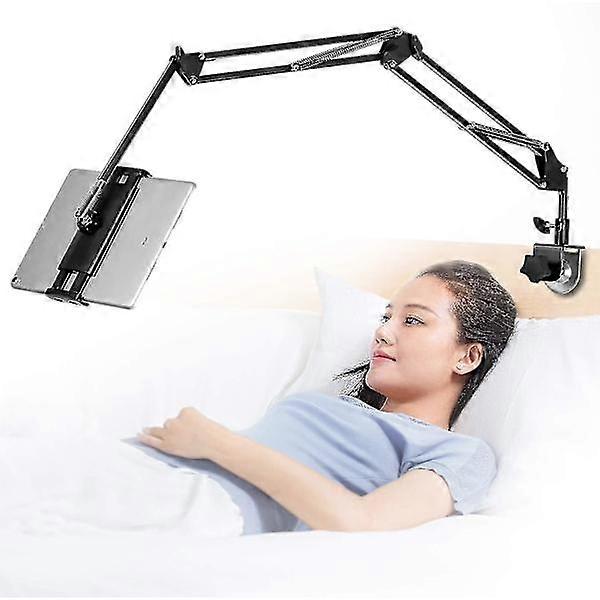 Tablet Holder for Bed, Adjustable Foldable 360° Rotation, compatible with iPhone, compatible with iPad, Phone, Tablet, Kindle Fire & Devices