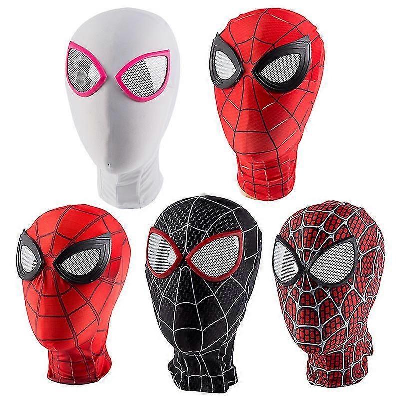 Iron Spider-Man Kopfbedeckung Miles Parallel Universe Erwachsene Kind Cosplay Maske