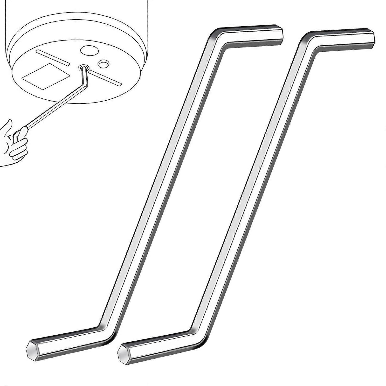 2 PCS Garbage Disposal Wrench Compatible with InSinkErator, Jam Clearing Rust Resistant Tool