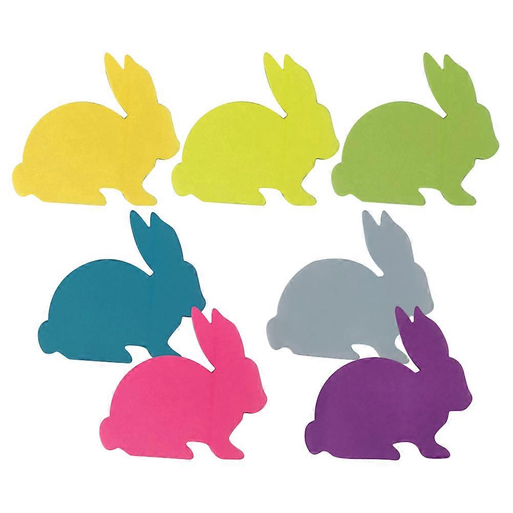 Bunny Notepad for Easter Holiday Memo Pads 5Pcs Set Assorted Colors