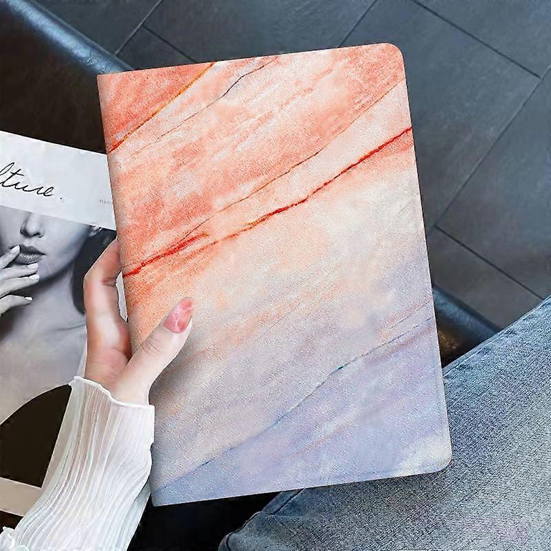 Case For Ipad 2025 11 11" Book: Pink Marble Art Pattern Mini Thin
