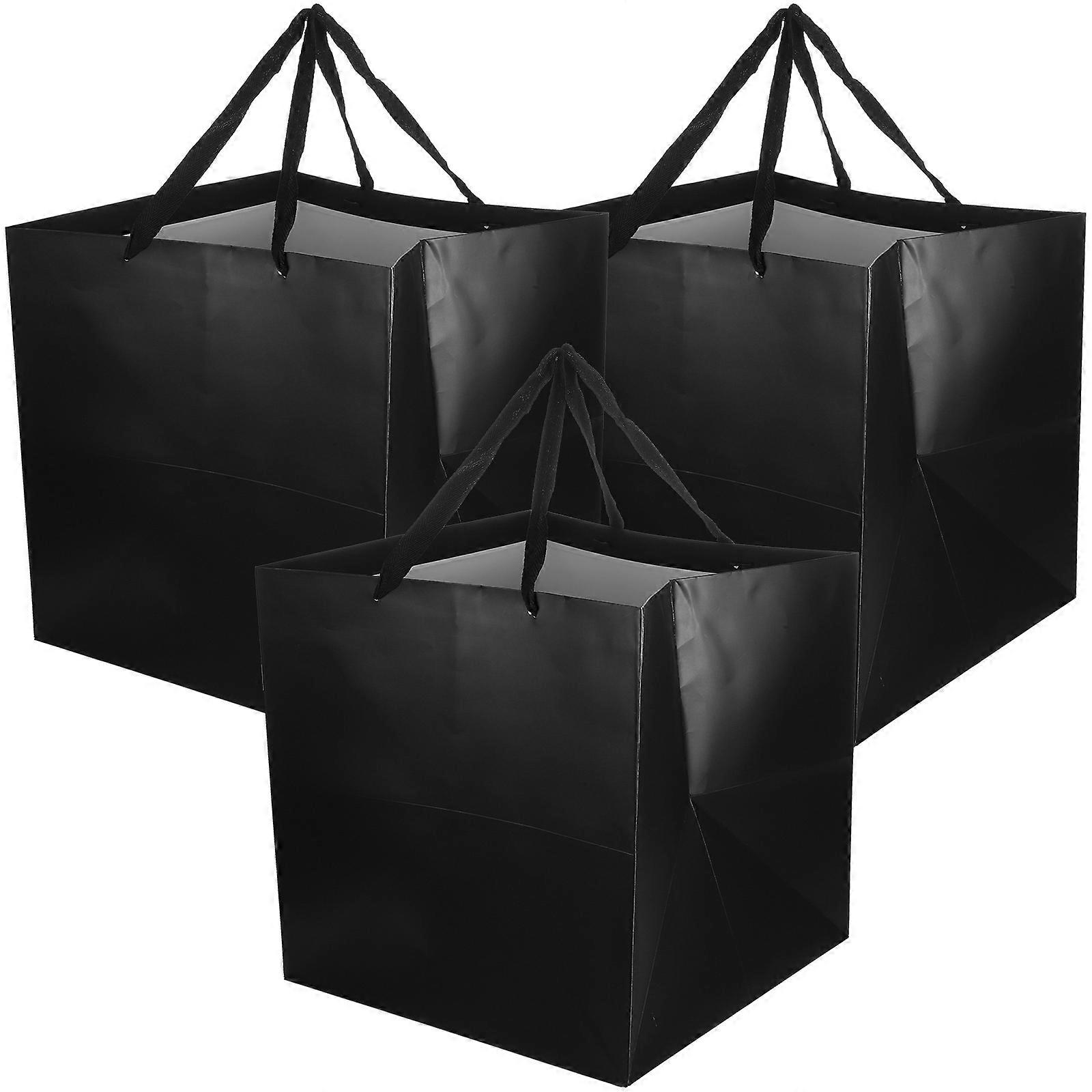 Black Paper Candy Bag for Storage Use 9Pcs Multi-Color Gift Box Set