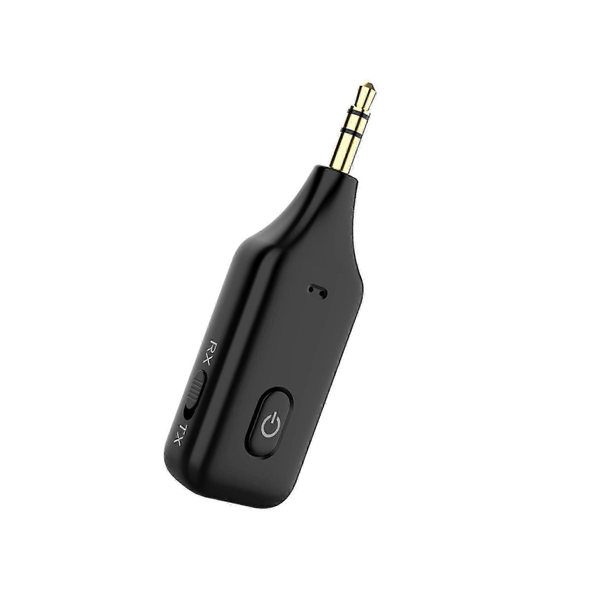 Bluetooth 5.1 Audio Receiver Adapter Transmitter Play For Home Stereo Black