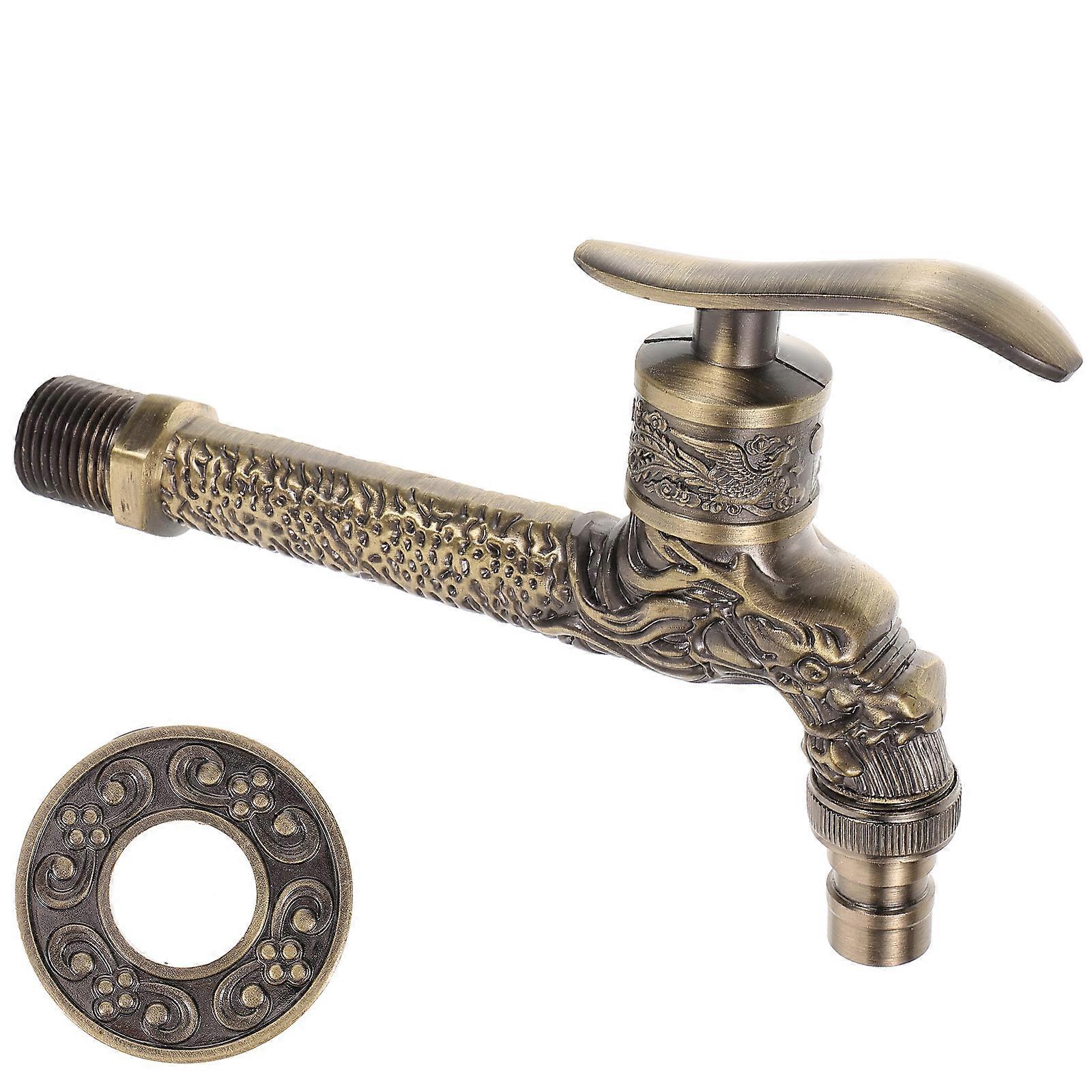 Decorative Dragon Shape Garden Faucet for Yard Use