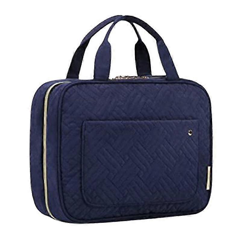 Storage Bag Large Capacity Patchwork Polyester Waterproof Folding Women Makeup Bag Household Supplie