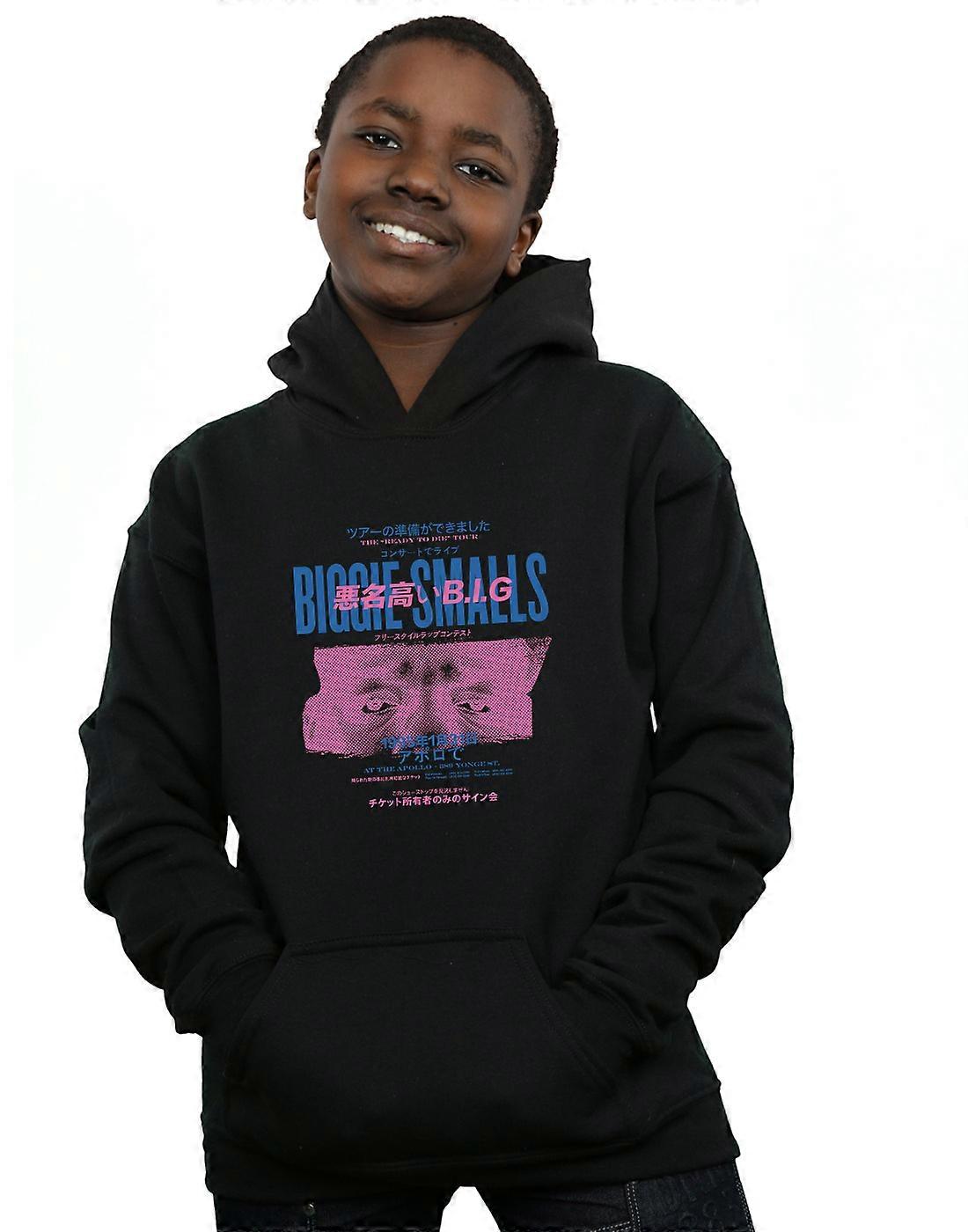 Beryktede store gutta Kanji Neon Hettegenser