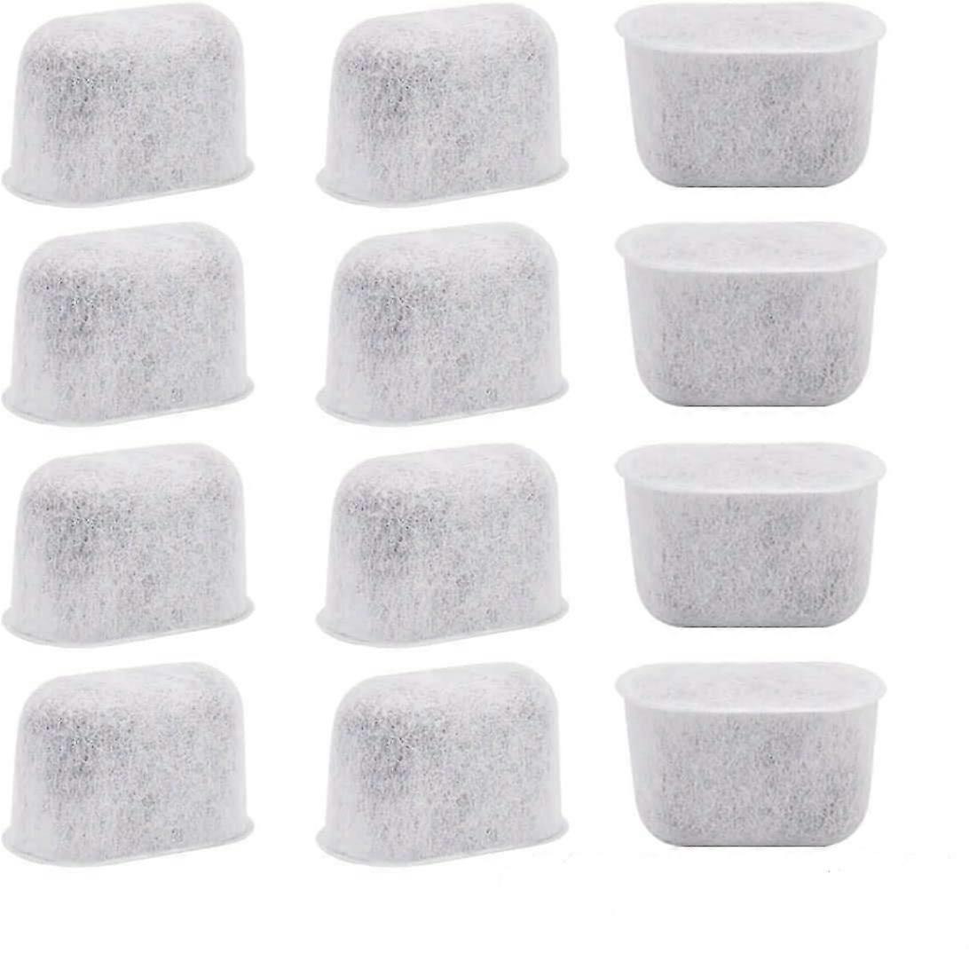 12Pack Charcoal Water Filter Replacement for Cuisinart Coffee Maker and DCC1200 and More