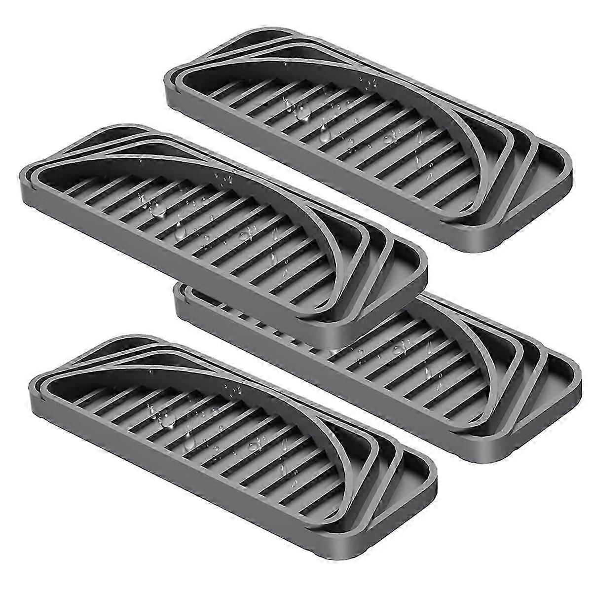 4PCS Refrigerator Drip Tray for / / Gray