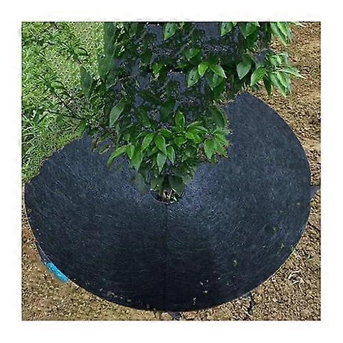 5pcs Weed Control Mat for Trees, Durable Nonwoven Fabric, Effective Root Protection 52cm