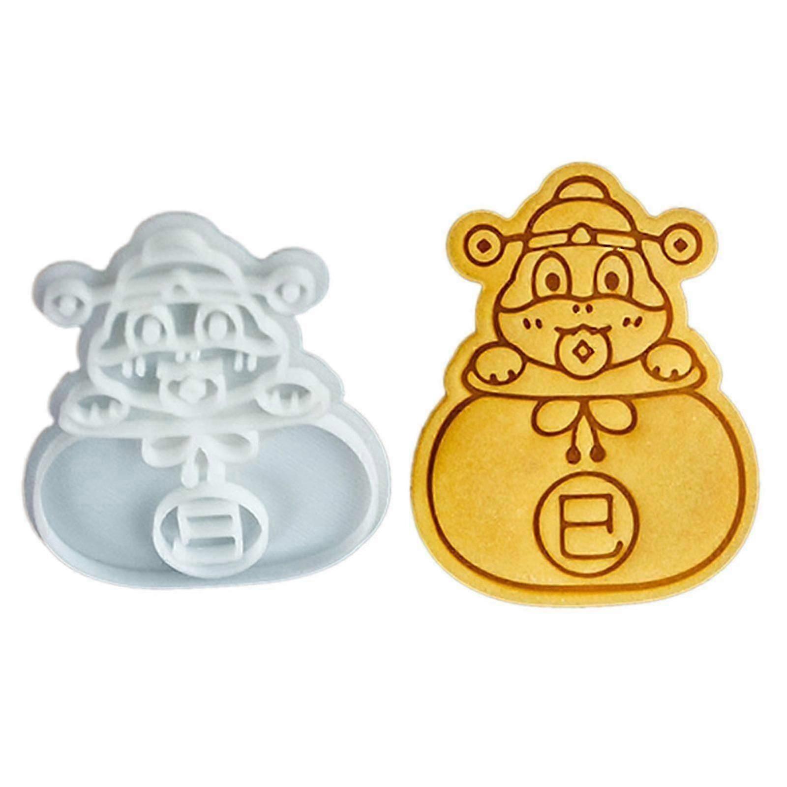 Plastic cookie cutter, easy-to-use lucky bag stamp