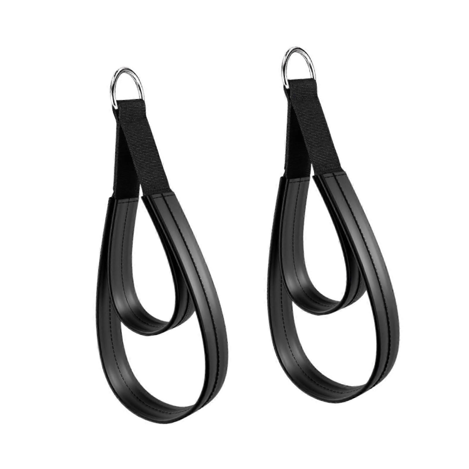 2Pcs Pilates Reformer Double Loop Straps with Comfortable Soft Grip and  Compatibility D Rings