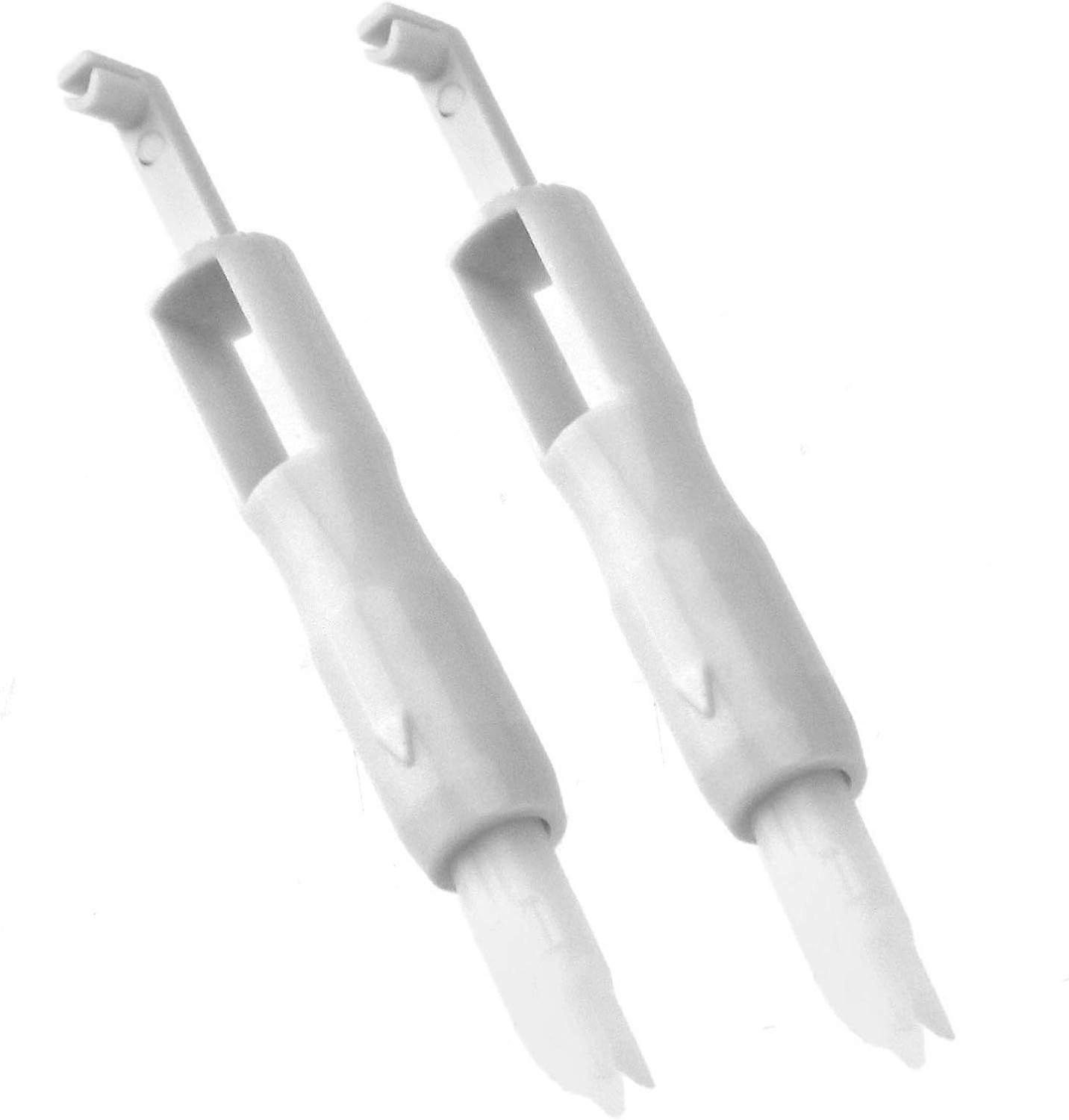 Needle Threader Handle Thread Applicator For Sewing Tool Kits Machine2pcsWhite