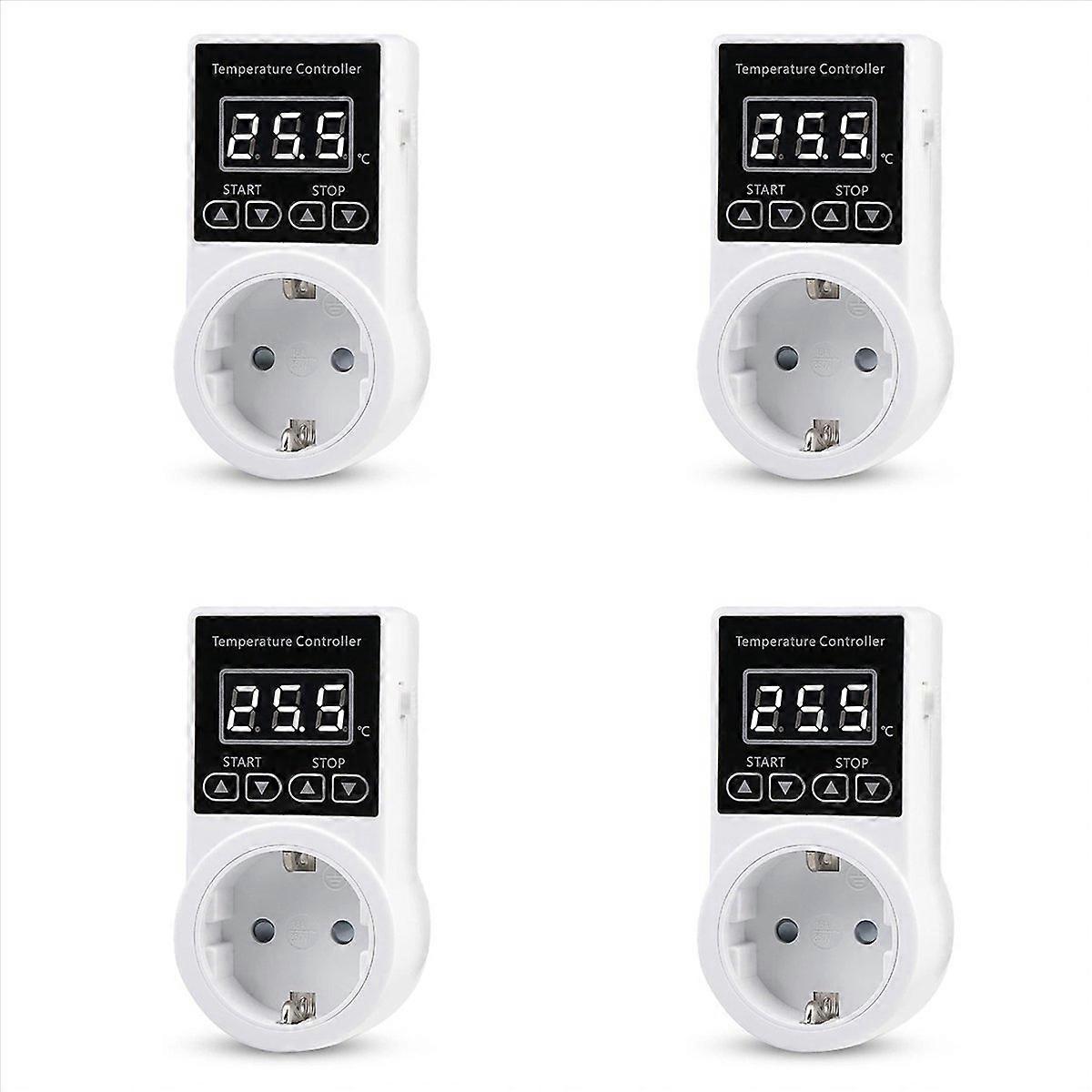 Thermostat Socket with Sensor, Digital Temperature Controller Socket, Waterproof Temperature Switch