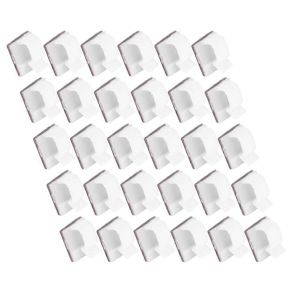 Self-Adhesive Cable Cord Clip Holder for Cable 480Pcs Transparent Plastic