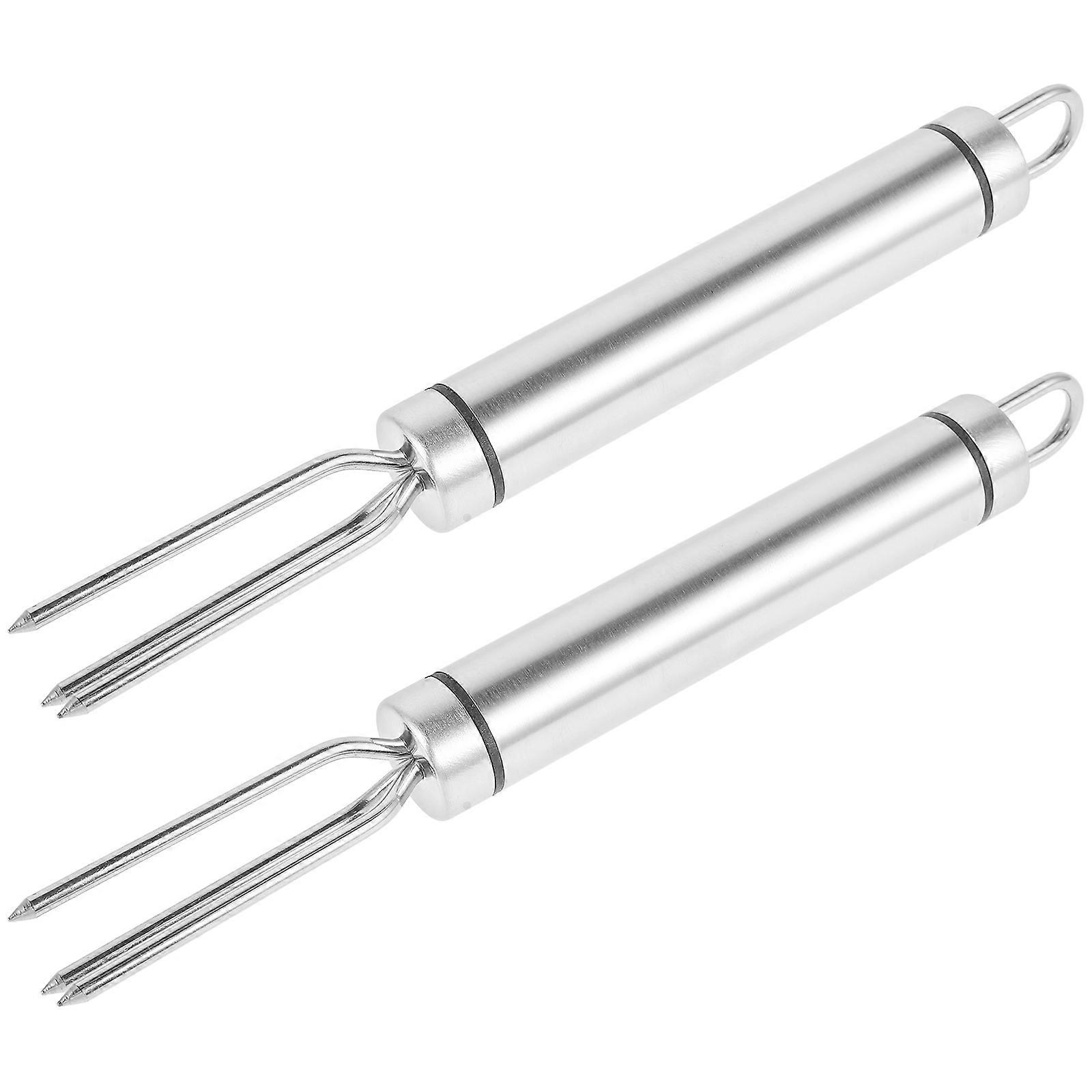 Corn Holders Stainless Steel for Outdoor Bbq Corn Forks 2Pcs Multi-Use