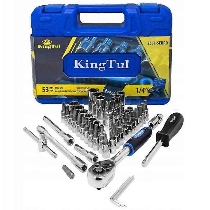 Isma Tool Set 1/4 Socket Bits 53 pcs.