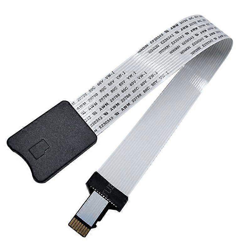 25CM Micro-SD to Micro-SD Card Extension Cable TF Memory Card Reader Extension Adapter Cable for 3D 