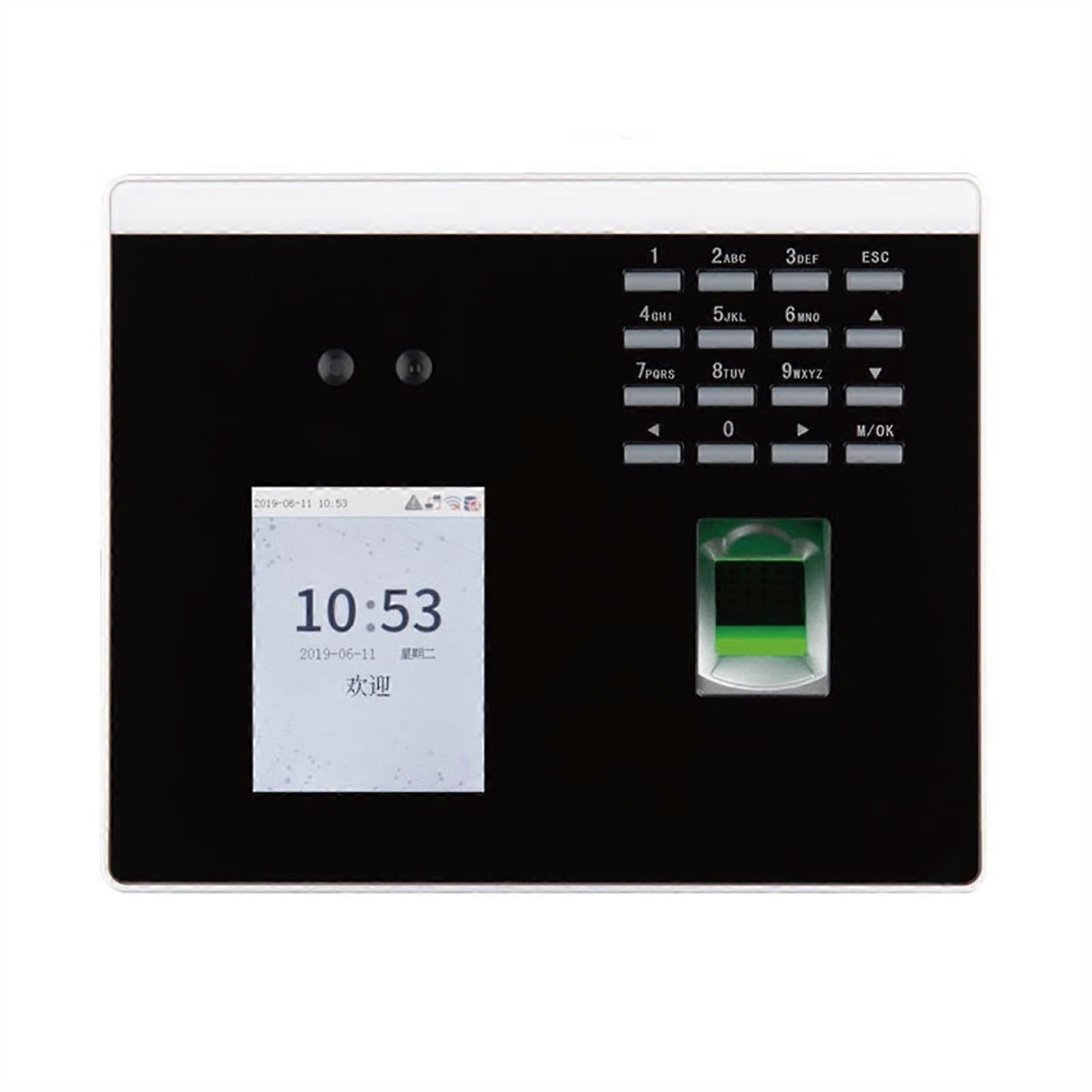 Biometric Time Attendance Machine with Face and Fingerprint Access Control, 0.5s Fast Recognition