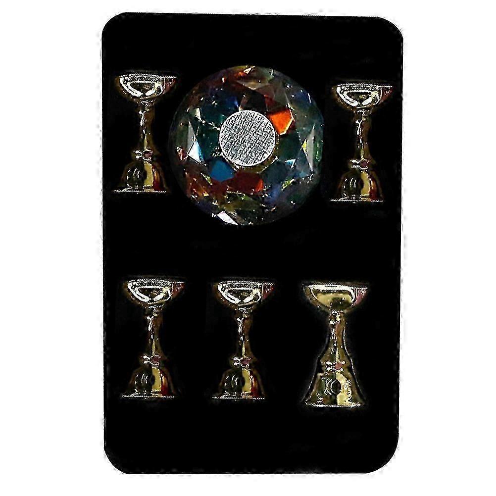 Manicure Base Acrylic Practice Rack for 2Sets with Crystal Display