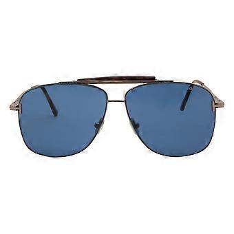 Tom Ford FT1017 JADEN 14V Full Rim  Men Pilot Sunglasses UV3 Original