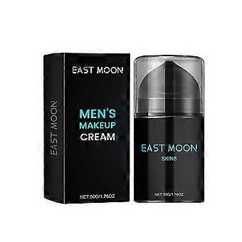 East moon men's nude cream - lightweight concealing, long-lasting moisturizing, & brightening cream for for men daily care