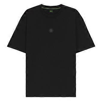 Camiseta unisex de algodón con monograma y logo de Boss para adultos.