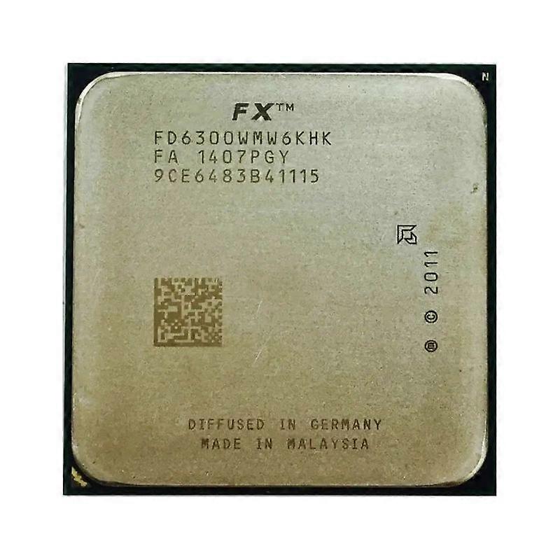FX-6300 CPU - Socket AM3+ 6 Cores 6 Threads 3.5GHz 8MB L3 Cache 95W.