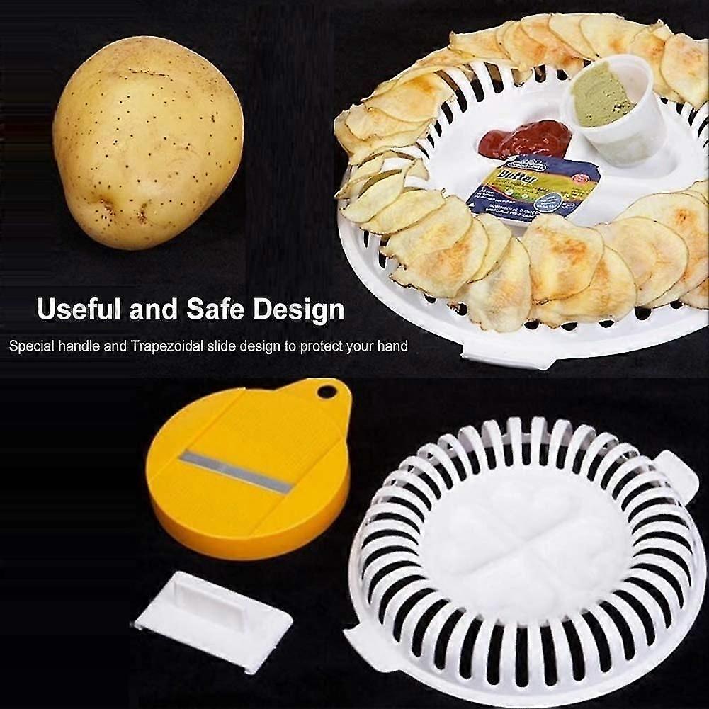 Microwave Oven Baked Potato Chips Maker,slicer Maker, Kitchen Tool