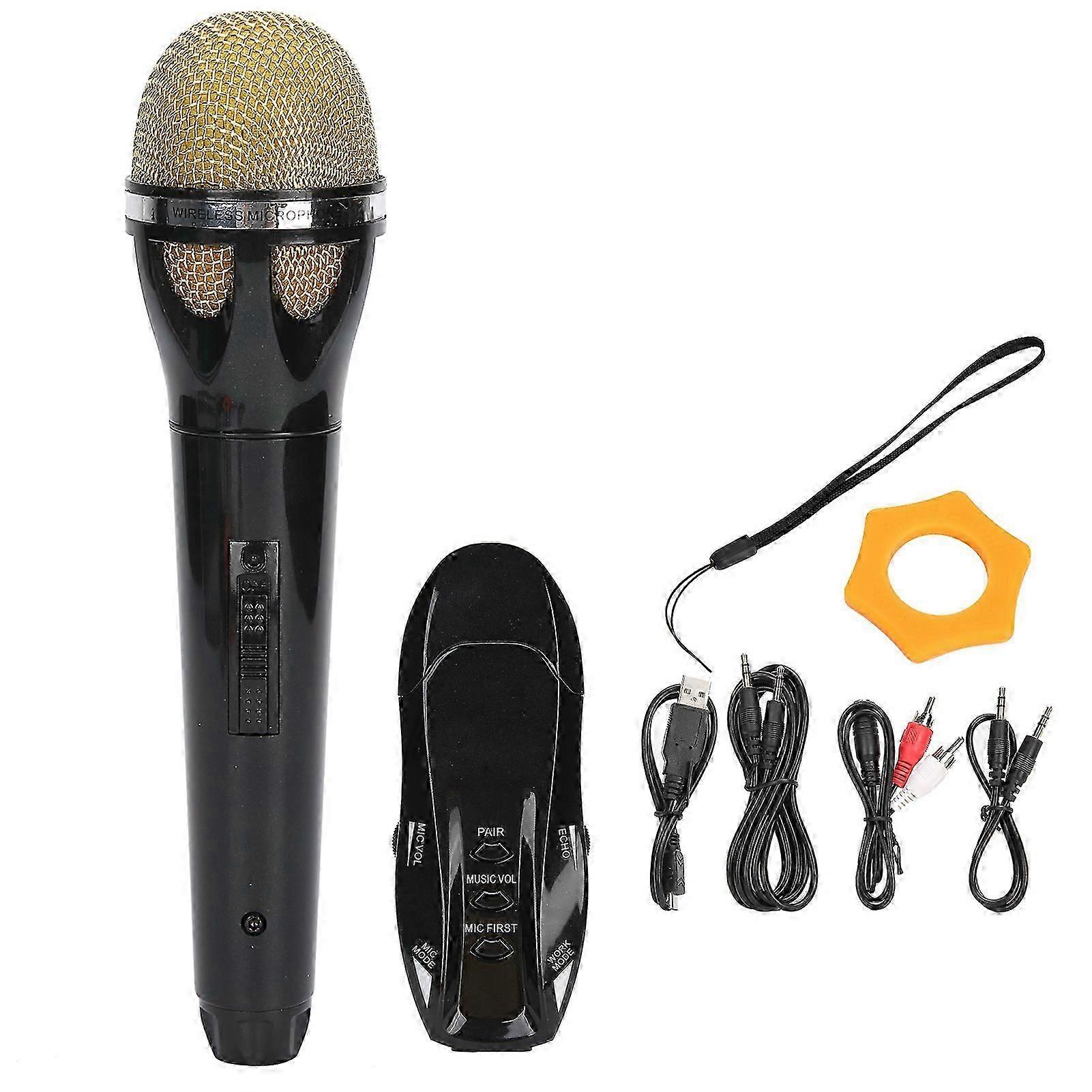 Wireless Microphone System, Unidirectional Dynamic, Professional Use For Karaoke, PA Systems