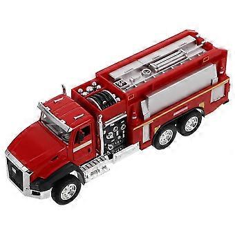 Alloy Fire Truck Engineering Vehicle Toy for Kids' Play