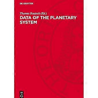 Daten des Planetensystems