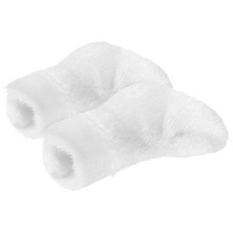 1 Par Miniatura Boneca Meias Bonecas Calçados Acessórios de Vestir Decoração de Férias para DIY Trajes de Boneca Acessórios de Boneca